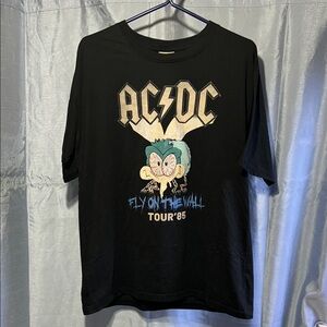 AC/DC Black Tour '85 Short Sleeve Tee (2023)